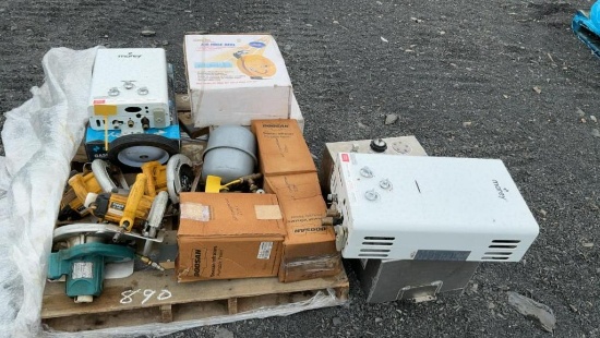 Water Heaters, Circle Saws, and Misc. Parts and Accessories