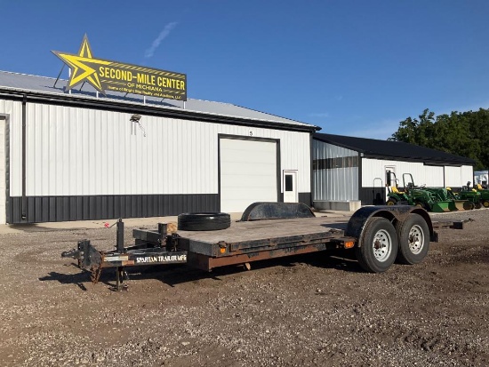 2017 Spartan 20CH Tilt Equipment Trailer