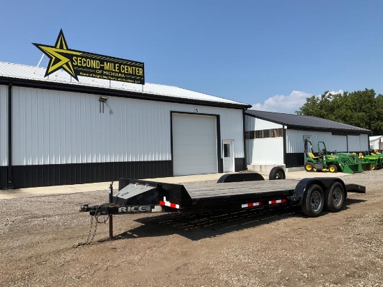 2016 Rice FMC8220 Car Hauler Utility Trailer