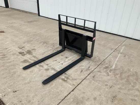 Unused Kivel Mini Skid Steer Pallet Forks