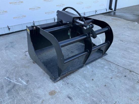 Unused 38" JMR Mini Skid Steer Plate Grapple