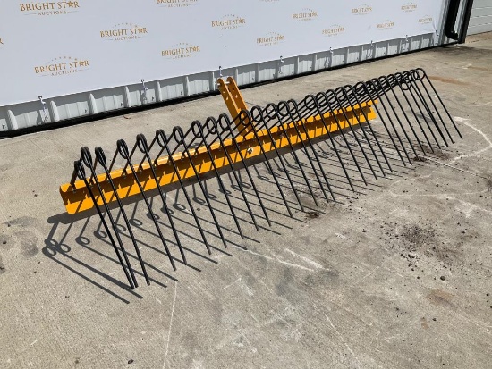 Unused Landhonor 3-Point Pine Straw Rake
