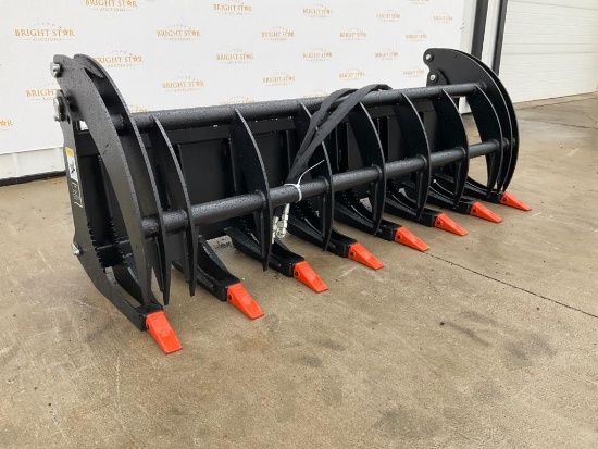 Unused Skid Steer Grass Fork Grapple