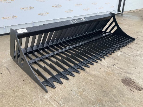 Unused Skid Steer Rock Bucket