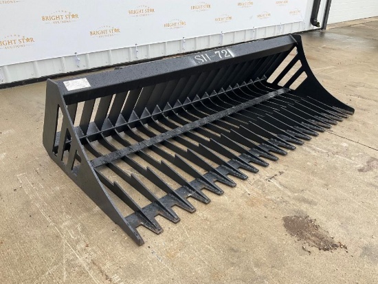Unused Skid Steer Rock Bucket