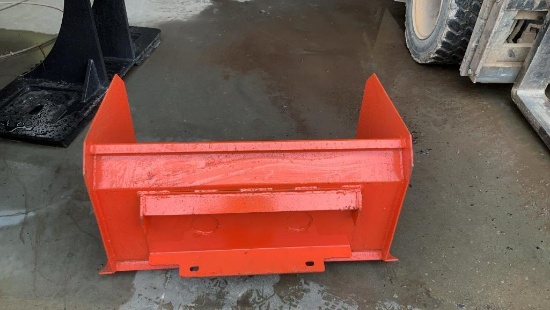 36" Mini Skid Steer Snow Pusher