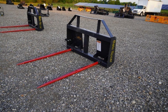 Unused Landhonor Skid Steer Bale Spear - Middlebury, IN