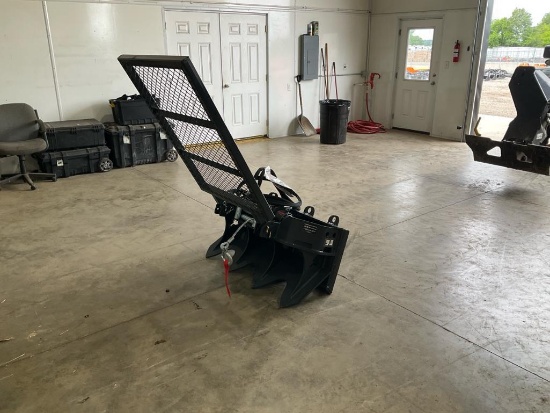 Unused Landhonor Skid Steer 15000Lb Hydraulic Winch