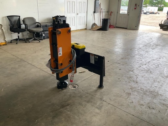 Unused Wolverine Skid Steer Post Driver - Middlebury, IN