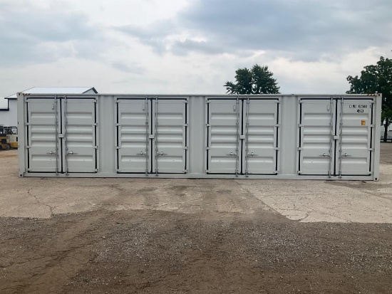 One Trip 40' High Cube Multi-Door Shipping Container CIMU1023481
