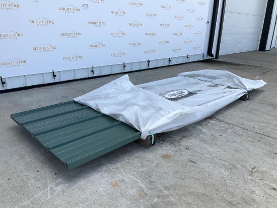 1 Bundle of Iron Skin Products Corrugated Metal Roofing Panels