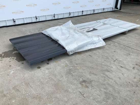 1 Bundle of Iron Skin Products Corrugated Metal Roofing Panels