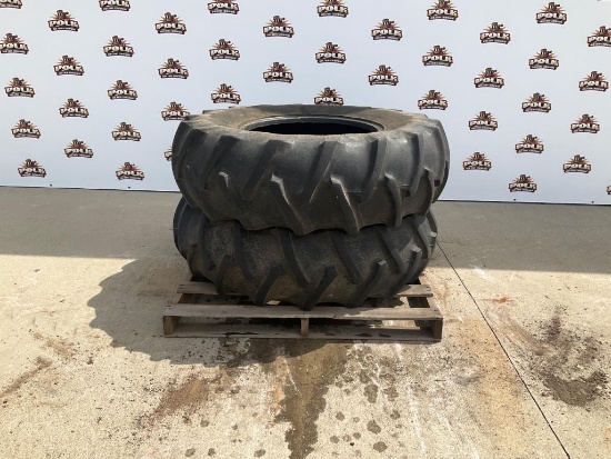 2) 16.9-26 R-1 Agricultural Tractor Tires