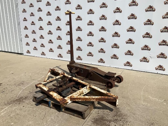 Lincoln 10-Ton Floor Jack & DMI Spring-Loaded Pickup Bumper