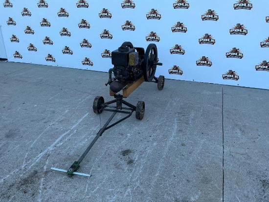 Waterloo Boy Hit-and-Miss Stationary Engine on Transport Cart
