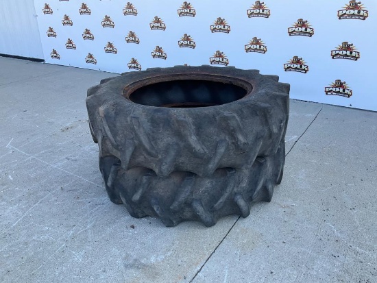 (2) Firestone 11.2-24 Tractor Tires