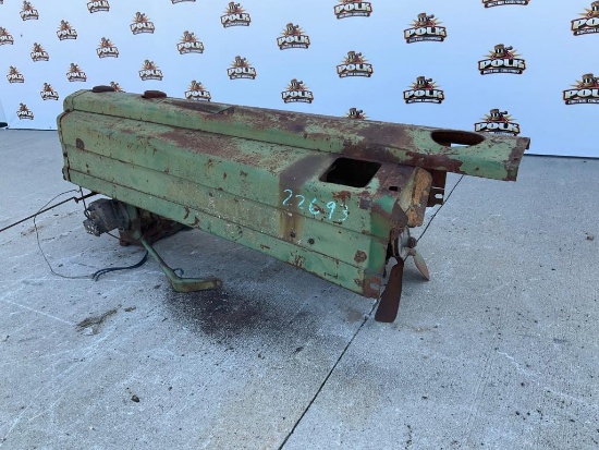 John Deere G Tractor Hood, Dash, and Chassis Components