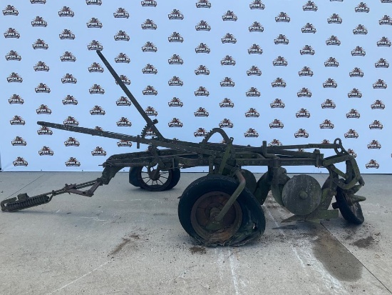 Antique 2-Bottom Pull-Type Moldboard Plow