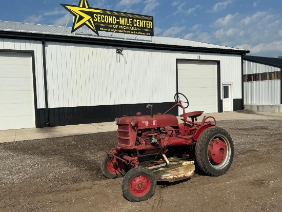 1948 McCormick International Harvester Farmall Cub Tractor with Belly Mower