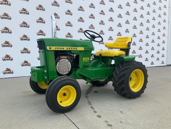 Custom John Deere 4020 Diesel Replica Garden Tractor