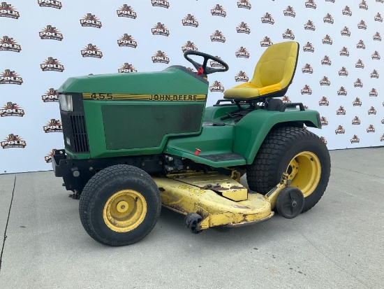 1994 John Deere 455 Diesel Riding Garden Tractor