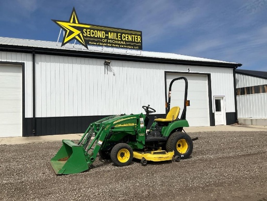 2007 John Deere 2305 Tractor with Loader and Belly Mower