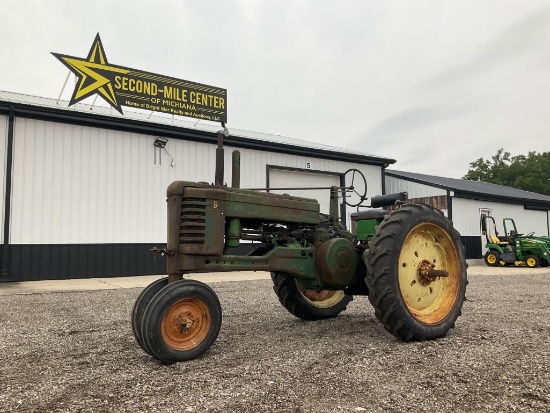1952 John Deere Electric Start B Tractor