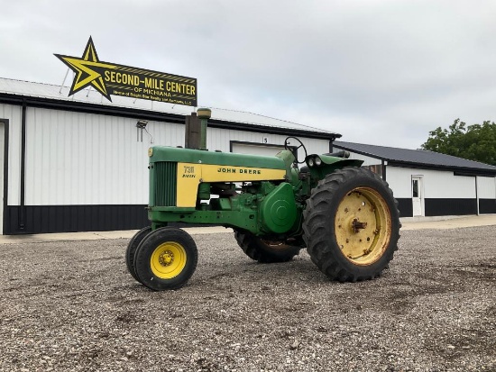 1961 John Deere 730 Diesel Factory Electric Start Tractor