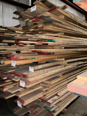 Rough-Sawn Mixed Hardwood Lumber