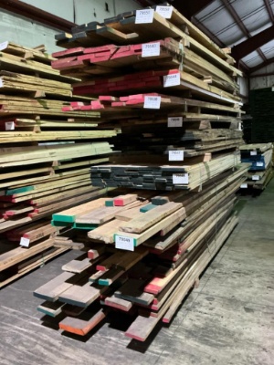 Maple Rough-Sawn Hardwood Lumber
