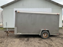 2008 Atlas AU612SA Single-Axle Enclosed Cargo Trailer