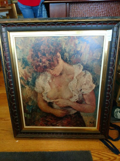 Signed Marcel Dyf Print Charme