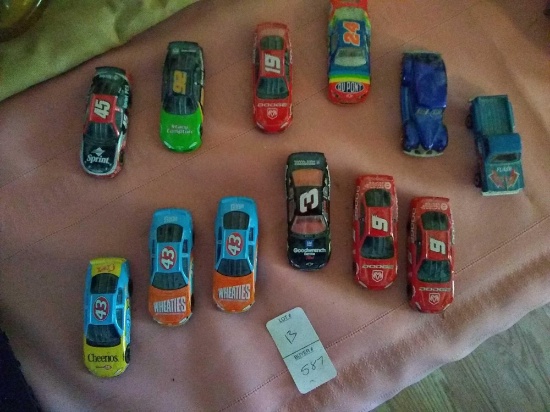 Lot of Small diecast Cars Several Nascar