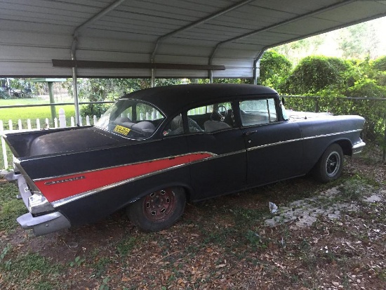Onsite Online Antique Liquidation, with 1957 Chevy
