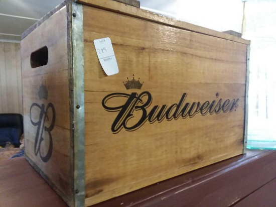 Wooden Budweiser Crate