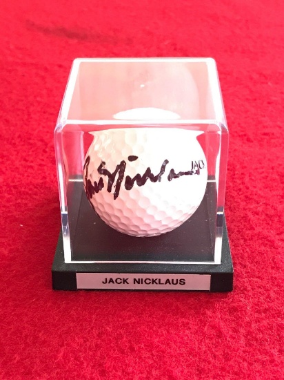 Jack Nicklaus signed ball