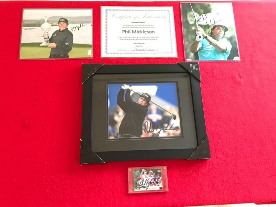 Signed Phil Mickelson lot