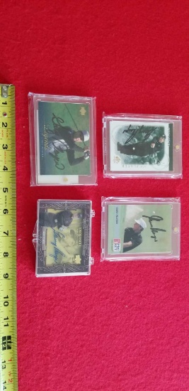 Gary Player signed golf cards Lot