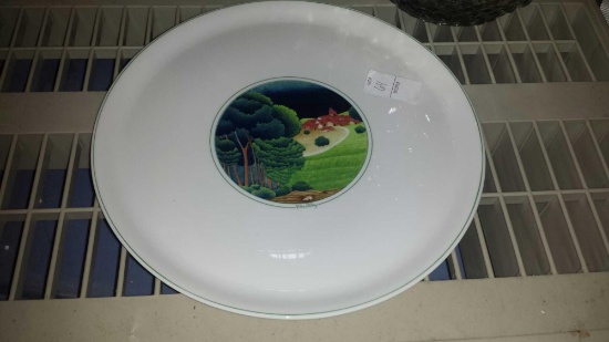 George Boyer 1981 13" Plate, "Palley" Limoges, porcelain, Collection Exclusive