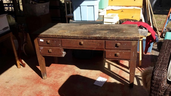 Wow! Amazing Antique Desk. Lots of character!