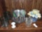 Glass Lot Including Cups, Ashtray and More