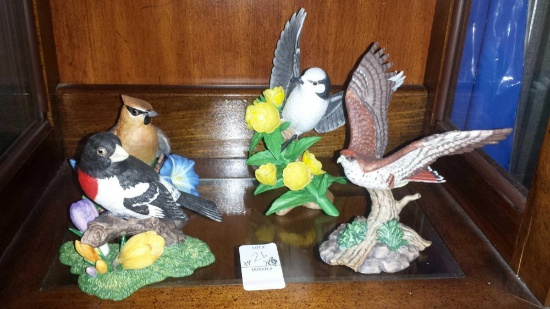 WOW! 5 Beautifuly Handcrafted Bird Figures By LENOX