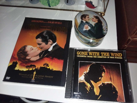 Gone With The Wind Music Box, DVD and CD Soundtrack