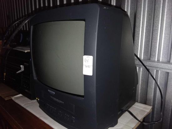 14" Curtis Mathes TV with Built In Turbo Rewind VCR