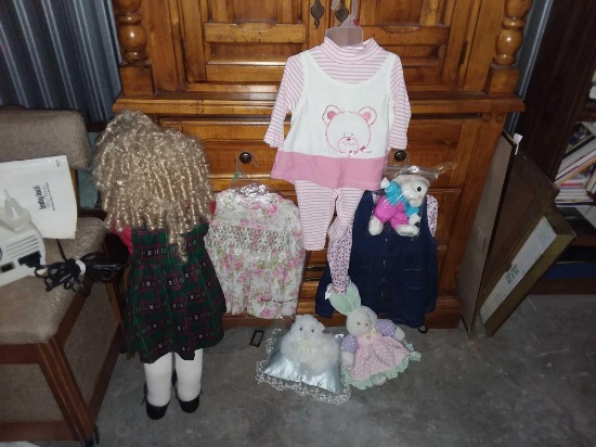 Time Out In The Corner Doll with Easter Theme Clothes and More