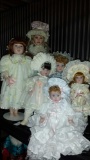 (6) MANN Handmade Porcelian Dolls of All Shapes and Sizes! SO SWEET!