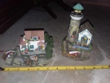 (2) Sunset Cove Collection Handcrafted Sculptures By Kenneth and Hope LeVan
