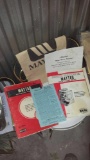 Vintage Maytag lot with bag and manuals