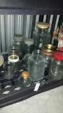 Jars! Big, small, lidded, unlidded, Mason