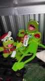 4 Kermit the Frog stuffed animals